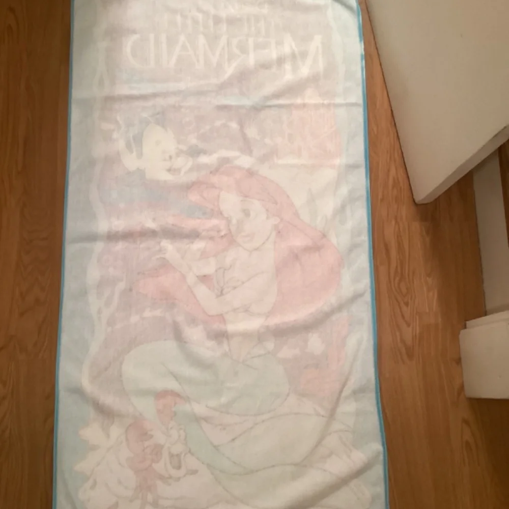 Vintage Little Mermaid beach towel